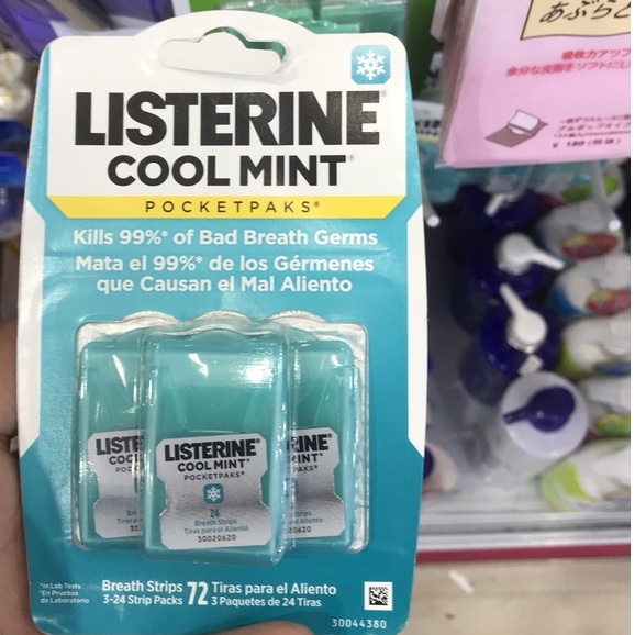 [Tách Lẻ] 1 Hộp Miếng Ngậm Thơm Miệng LISTERINE - Freshburst Pocketpaks Breath Strips (24 Miếng 1 Hộp)