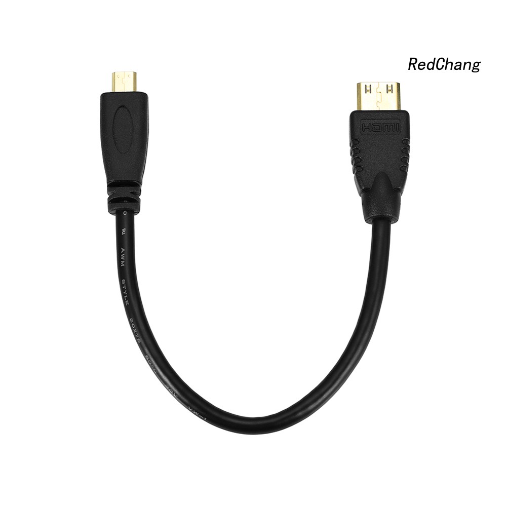 Cáp chuyển đổi từ HD 1080P Mini sang cổng cắm micro HDMI 0.3m/1m/1.8m&lt;br&gt;Cho HDTV