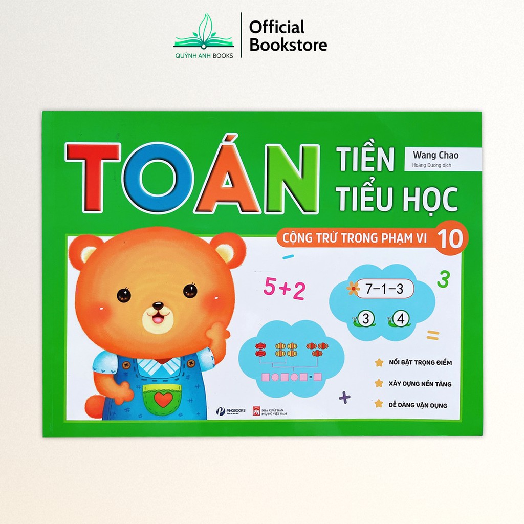 Sách - Toán tiền tiểu học xây dựng nền tảng (Bộ 2 quyển) - NPH Pingbook