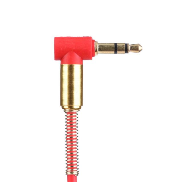 Cáp âm thanh 2 đầu 3.5mm góc vuông 90 độ