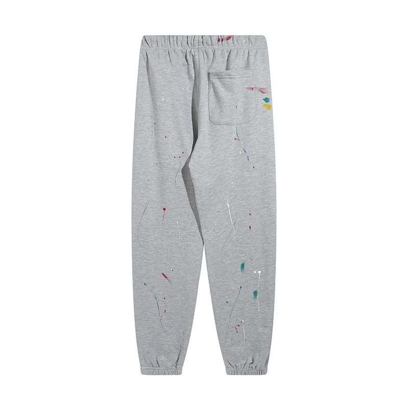 Gallery DEPT Quần Dài Đến Mắt Cá Chân Bằng Cotton Nguyên Chất In LOGO Chữ Graffiti Vẽ Tay Graffiti Giảm Căng Thẳng