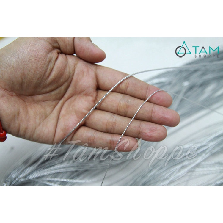 Dây chỉ kim tuyến vàng bạc bó dài 100m