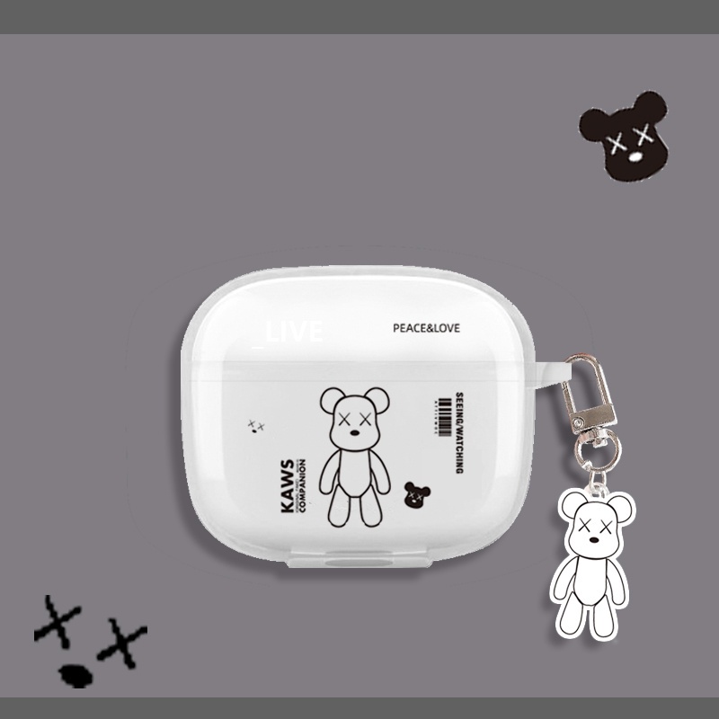 Vỏ Bảo Vệ Hộp Sạc Tai Nghe Lenovo LP40 / 40S / 40 Pro / Disney F6 Mềm Màu Trong Suốt
