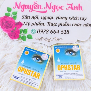 Dung dịch nhỏ mắt ophstar 15ml