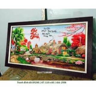 Tranh gắn đá gia đình df290