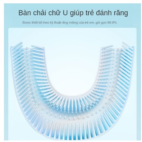 Mẫu Mới - Bàn Chải Silicon Hình Chữ U Cho Bé Tập Đánh Răng Từ 2 - 10 Tuổi