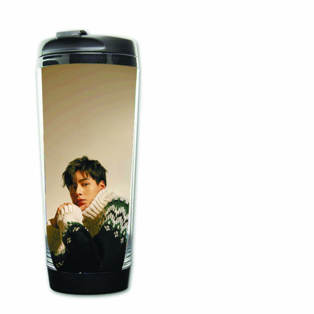 Bình nước IN HÌNH Hồ Nhất Thiên cốc đựng quà tặng tiện lợi