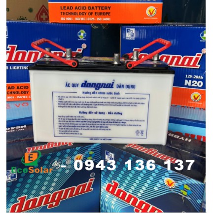 Ắc Quy Đồng Nai Nước 30A - Bình mới không kèm axit