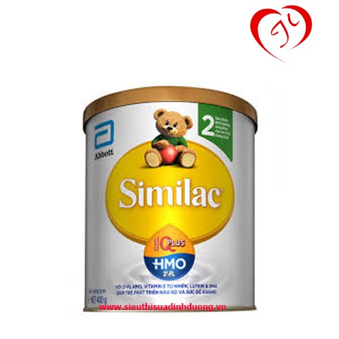 Combo 3 lon sữa similac số 2 HMO hộp 400g