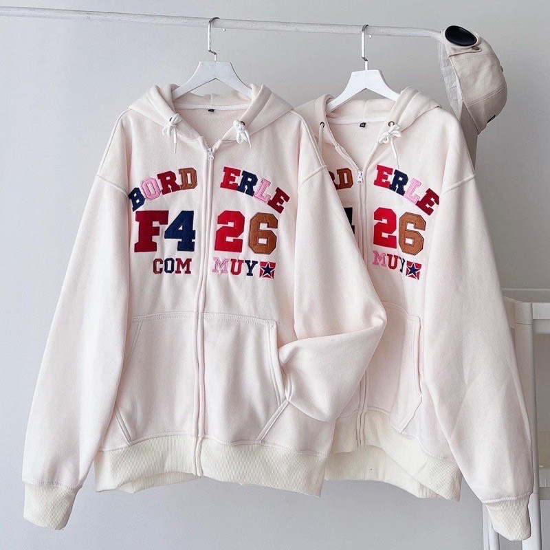 Áo khoác nỉ F4-26 trắng KHÁNH NHƯ STORE - Khoác Hoodie nỉ f4