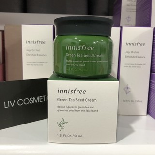 (Thanh lý Chính hãng date 2024) Kem dưỡng ẩm hạt trà xanh Innisfreen Green tea Seed Cream 50ml