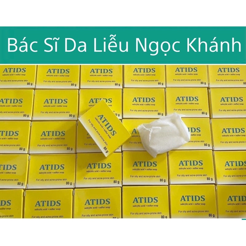 ✅[Chính Hãng] Xà Phòng Tắm ATIDS SOAP 80g Giảm Mụn Lưng, Làm Sạch Da | BigBuy360 - bigbuy360.vn