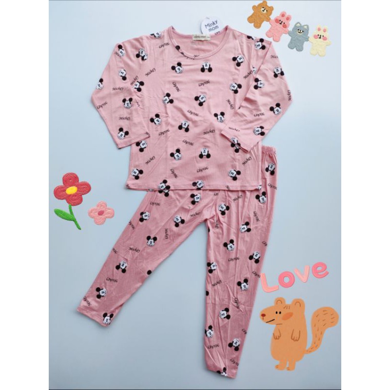 {MẪU MỚI} Bộ Dài tay SIZE ĐẠI Minky Mom Thun Lạnh mềm mịn mát in hình cho bé trai, bé gái từ 17-32kg [ HÀNG CHUẨN ]