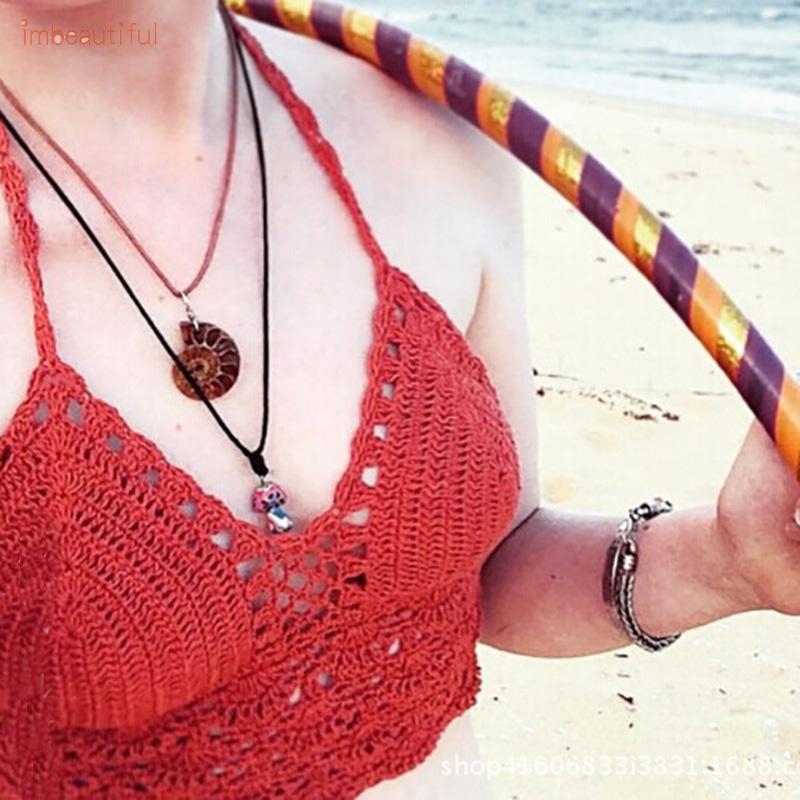 Áo bra len đan móc nhiều màu quyến rũ cho nữ | BigBuy360 - bigbuy360.vn