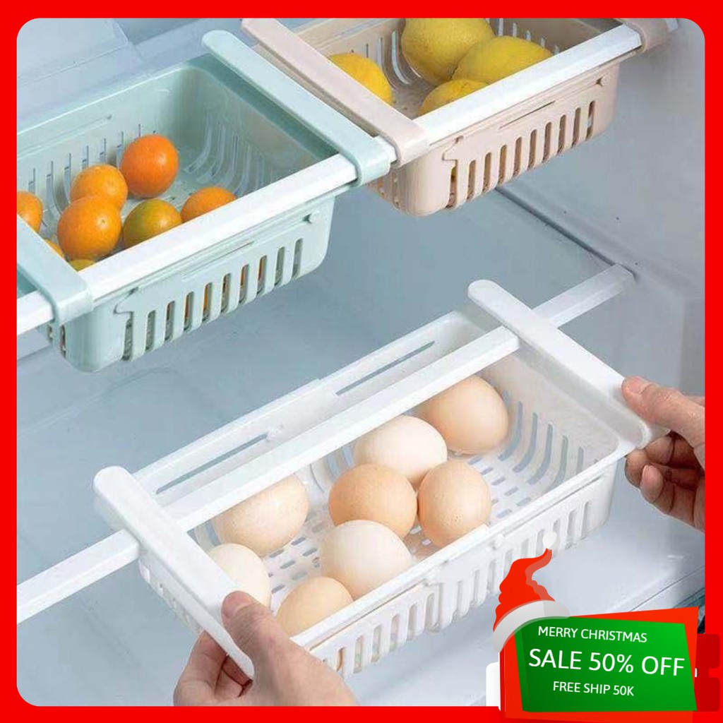COMBO 2 KHAY ĐỂ ĐỒ TỦ LẠNH THÔNG MINH