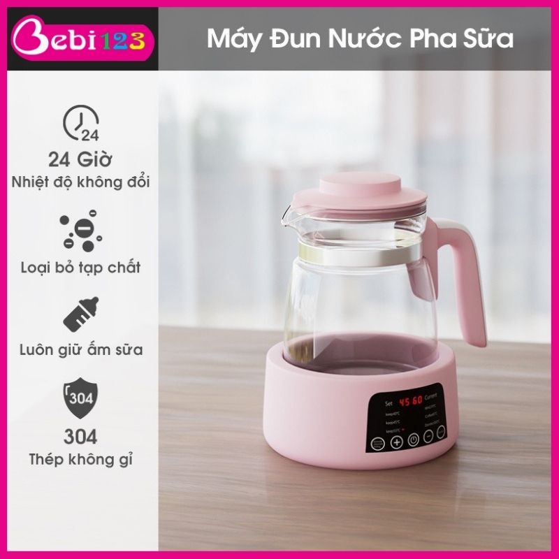 Máy đun nước pha sữa giữ nhiệt khử Clo thông minh Misuta (không kèm điều khiển)