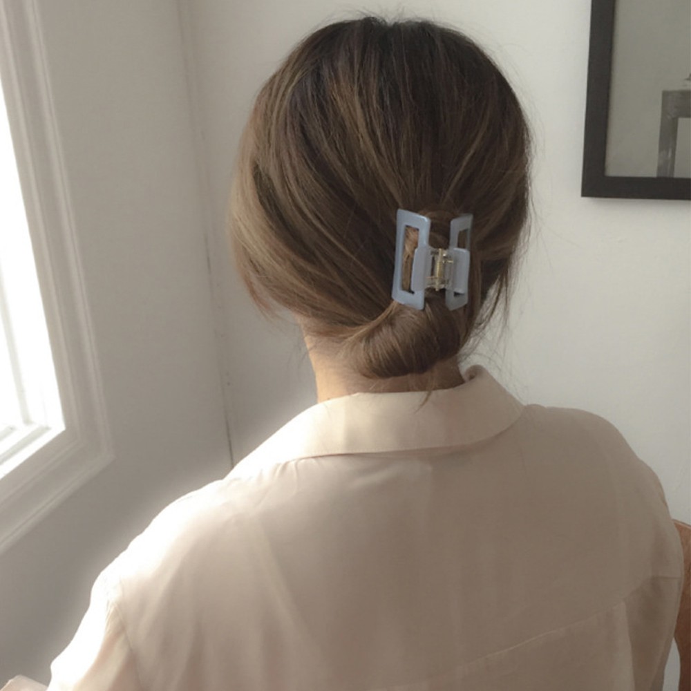 Kẹp Tóc Càng Cua Bằng Nhựa Nhiều Màu Thời Trang Cho Nữ