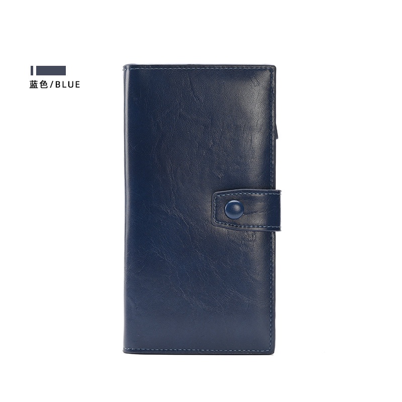 Ví Cầm Tay Dáng Dài Cỡ Lớn Phối Màu Tương Phản Xinh Xắn Cho Nữ