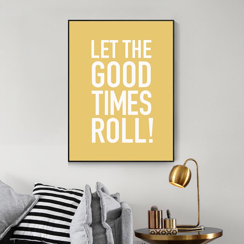 Tranh Vải Bạt Treo Tường In Chữ Truyền Cảm Hứng Phong Cách Bắc Âu Trang Trí Nhà Cửa