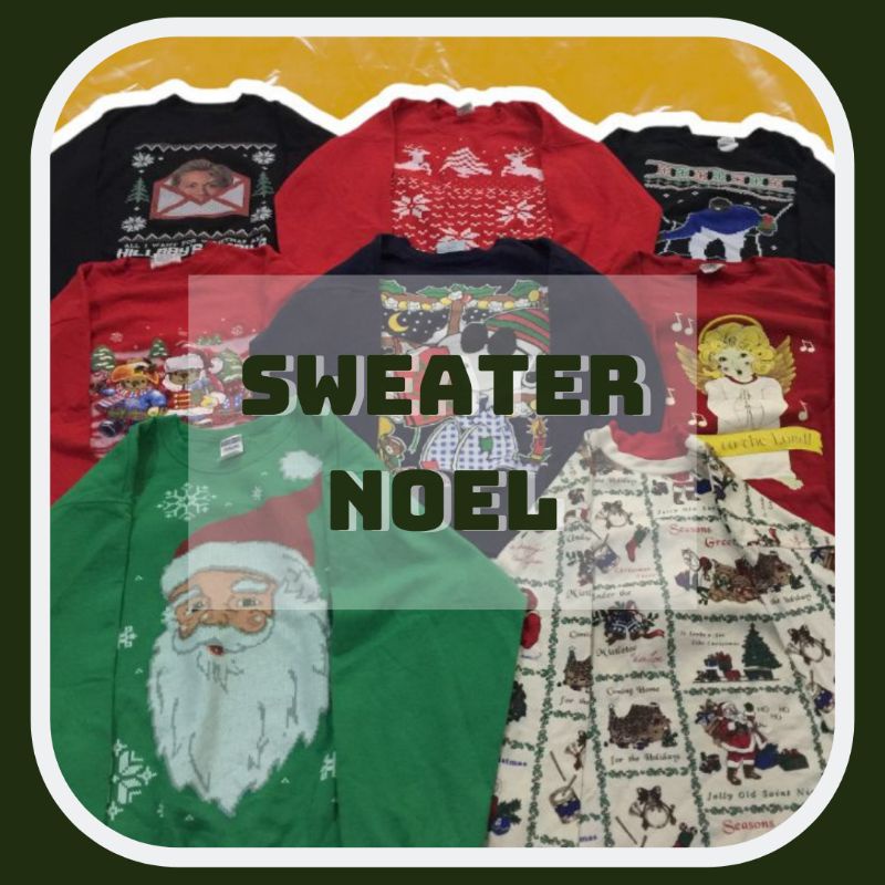 🧩 Áo Sweater 2HAND Giáng Sinh (ĐƯỢC LỰA MẪU)
