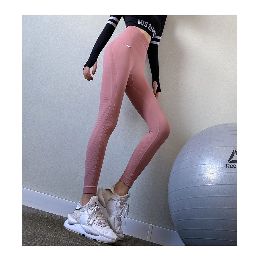 Quần tập GYM Yoga Aerobic nữ 💖 𝑭𝑹𝑬𝑬𝑺𝑯𝑰𝑷 💖 quần legging lưng cao cạp cao, ôm body, tôn mông