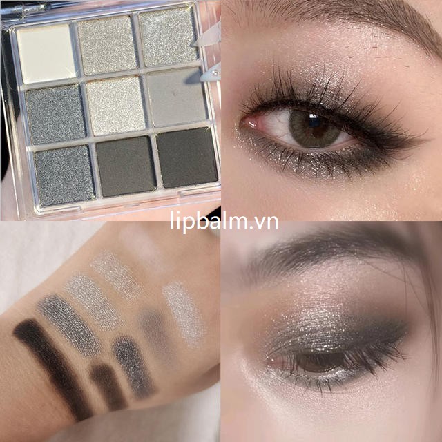 Bảng phấn mắt 9 màu không thấm nước và không phai