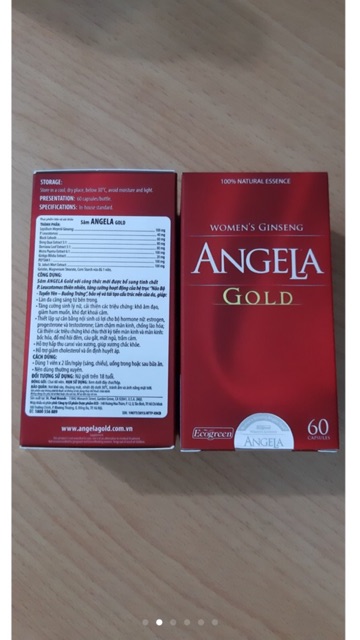 (Hàng chính hãng) Sâm ANGELA GOLD Chai 60 Viên