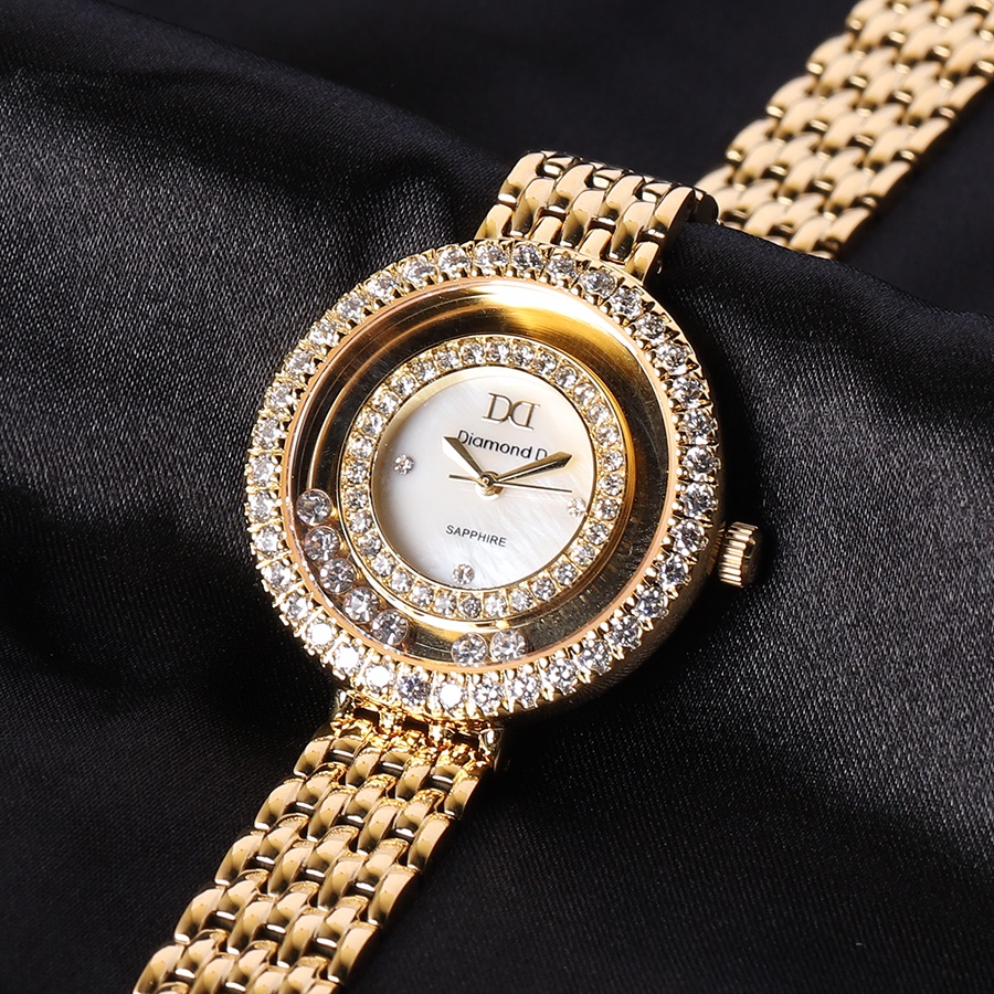 Đồng hồ nữ Diamond D DM36285IG - Size mặt 32 mm