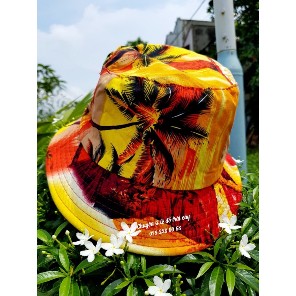 (chất kate thái 1 - kho HCM) bộ dừa cam đi biển, team - bộ hoa quả, trái cây big size- chuyên sỉ lẻ - nhuhuyen shop