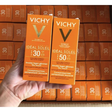 Kem chống nắng Vichy SPF 50 Ideal Soleil Emulsion Anti-Brillance mã MP47 | BigBuy360 - bigbuy360.vn