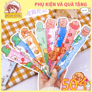 Thước kẻ dẻo 15cm nhiều hình cute nghộ ngĩnh