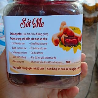 SỈ sốt me đường gừng hộp 1kg