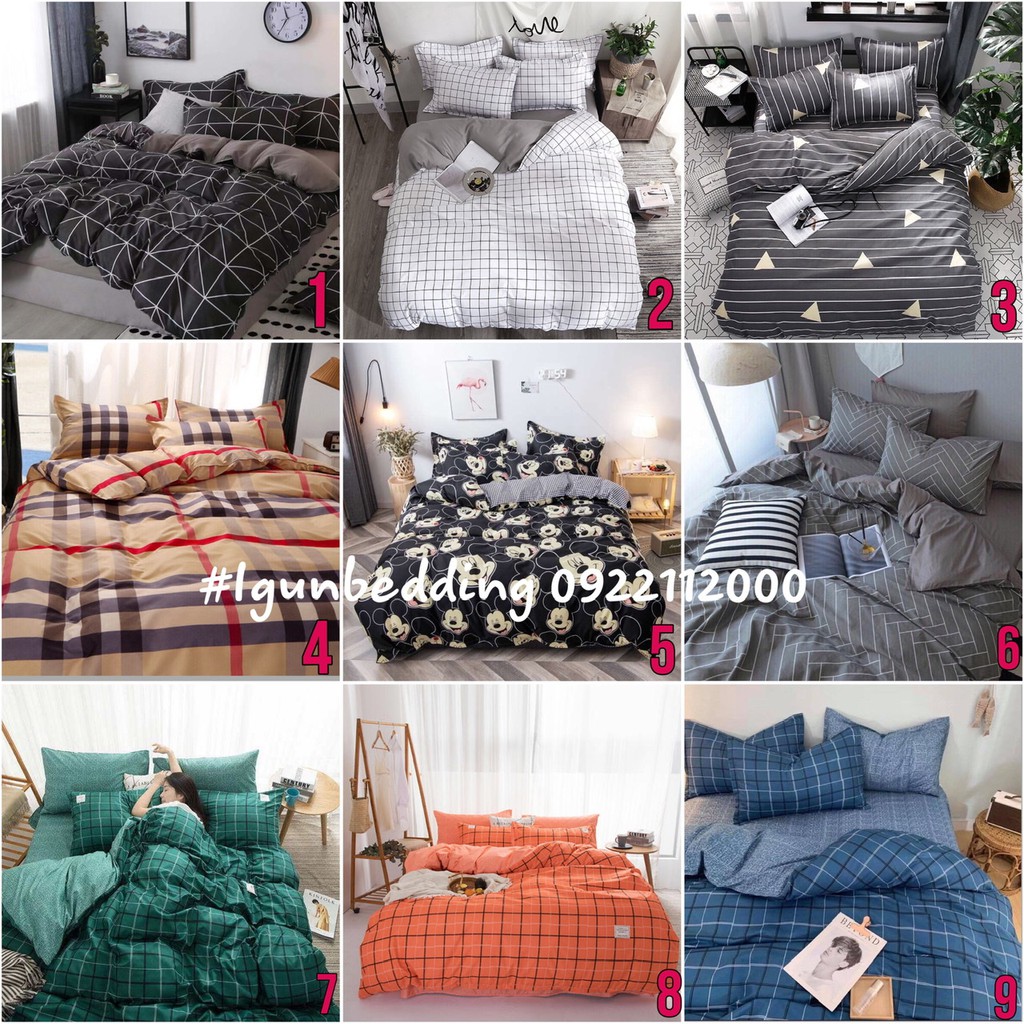 (200 mẫu) Set Chăn Ga Gối Poly Cotton (có thể làm Chăn TRẦN BÔNG) 4 món nhập khẩu | BigBuy360 - bigbuy360.vn