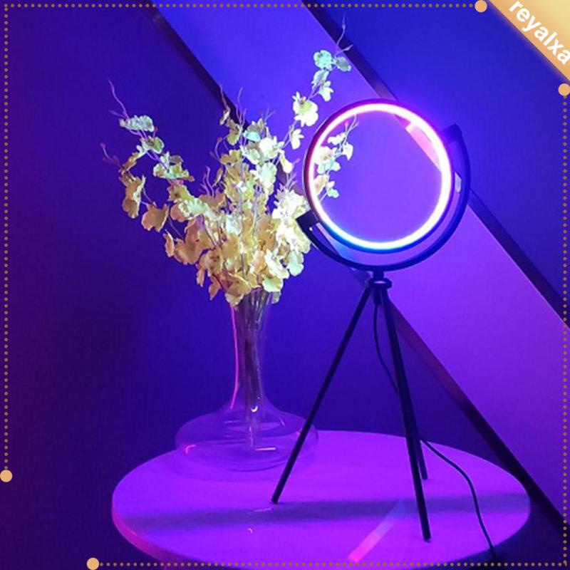 Vòng Đèn LED RGB 10 &quot;Có Giá Đỡ Ba Chân Hỗ Trợ Quay Video YouTube / Live Stream / Trang Điểm / Chụp Ảnh / Ghi Hình
