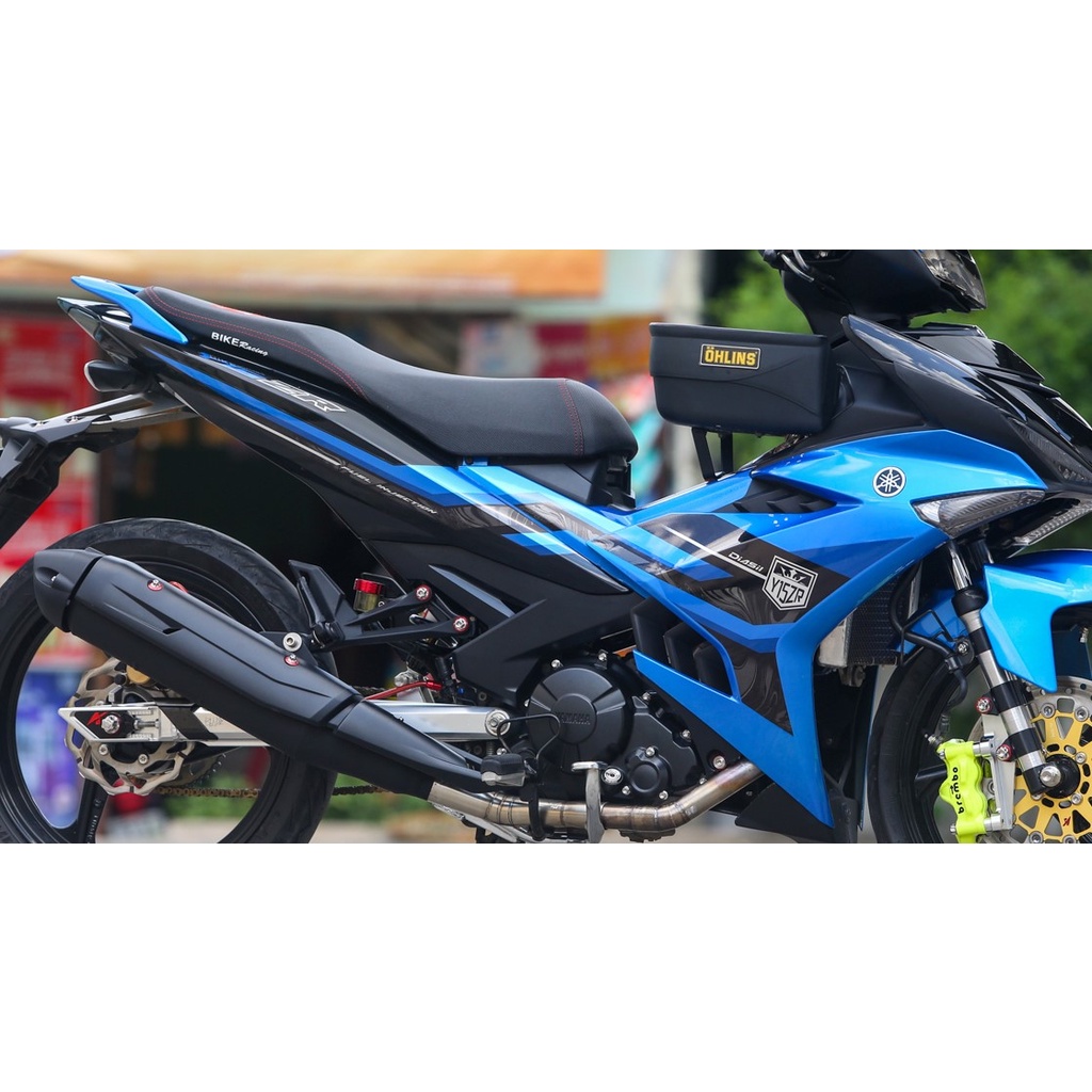 Tem Rời Dán Xe Exciter 150 Mẫu Y15ZR Zin Malaysia Xanh Đen Cực Hot, Hàng 3 Lớp Chất 
Lượng Cao Không Bay Màu .Team Decal