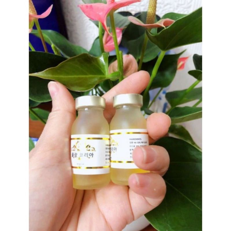 Tinh Chất Mulwang X5 Vàng Xịn, Mẫu Mới Nhất, Căng Bóng Trẻ Hóa Da Màu Vàng Chanh