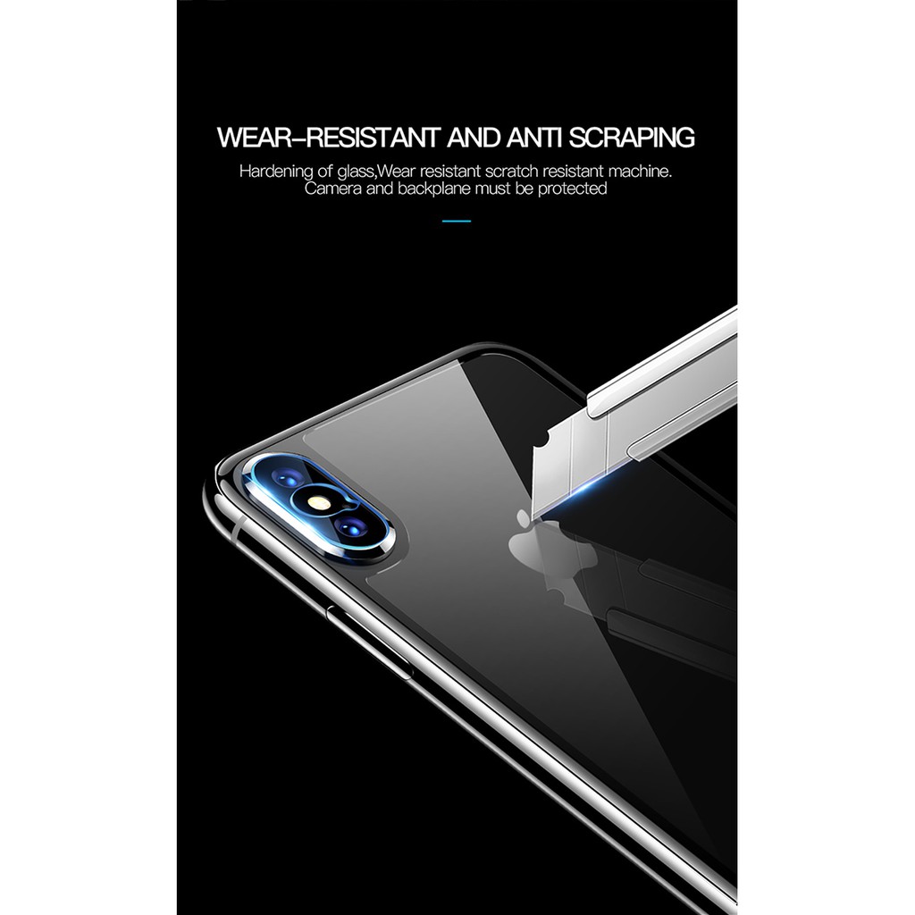 Kính cường lực cao cấp Chính hãng TOTU dán mặt lưng IPhone 8,8Plus,X,XSM