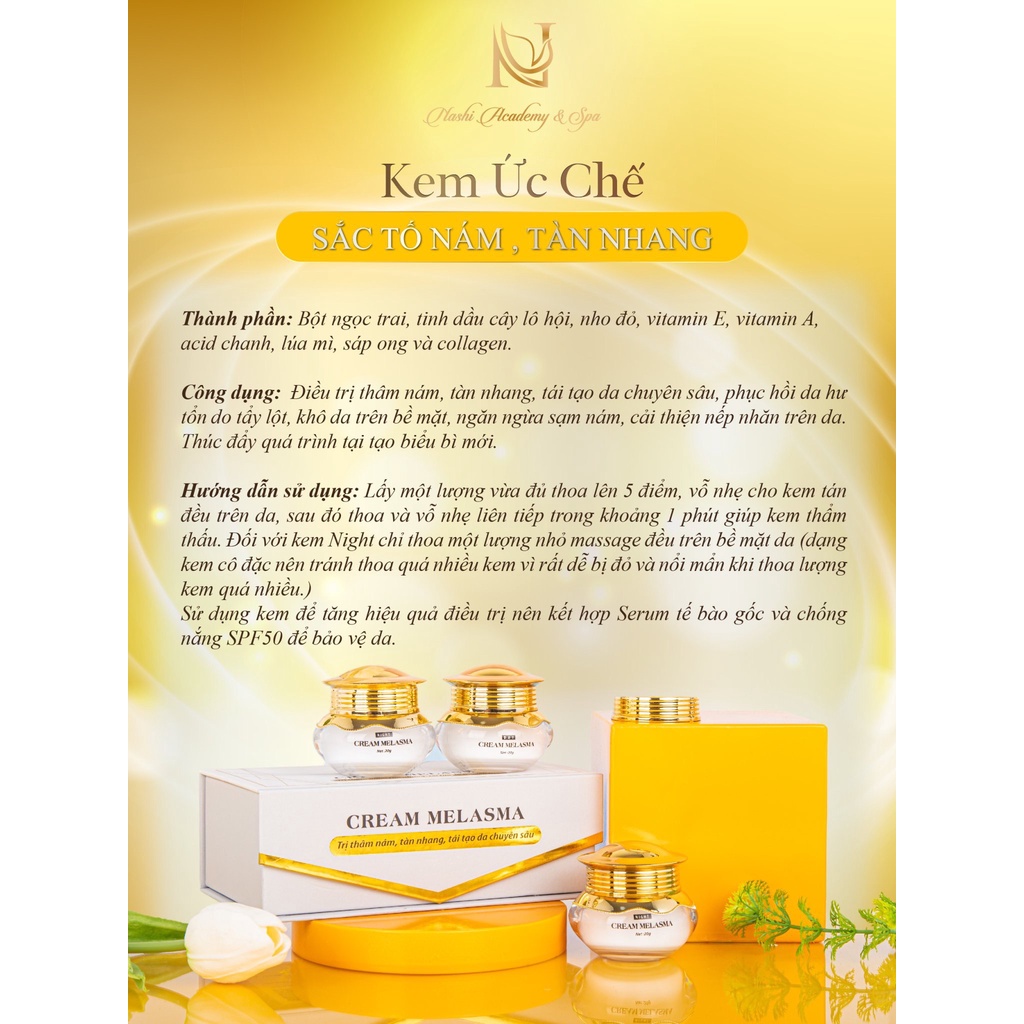 Kem Ức Chế Sắc Tố NASHI MELASMA CREAM