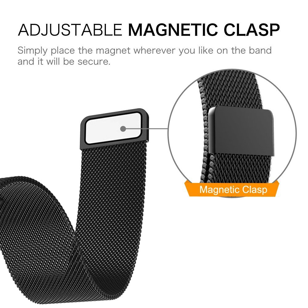 Ốp lưng bằng thép không gỉ kèm dây đeo cho for Xiaomi Huami Amazfit gts Milanese