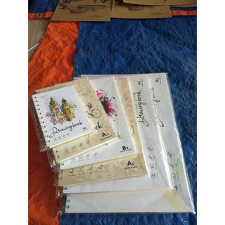 Vở vẽ lò xo SAKURA A5 (15x21cm) - 50 tờ