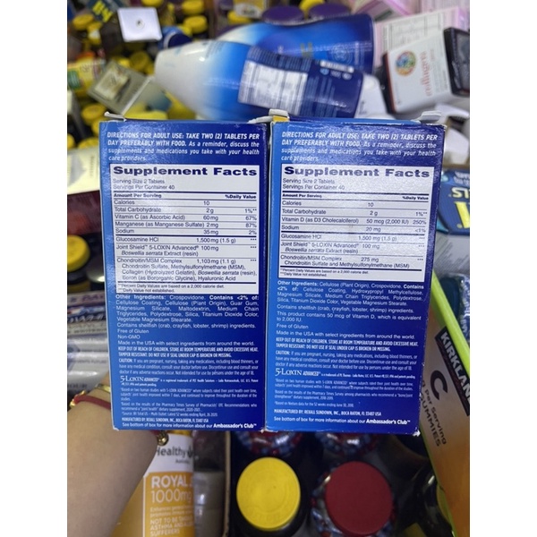 Osteo bi flex viên uống 200 viên,80 viên