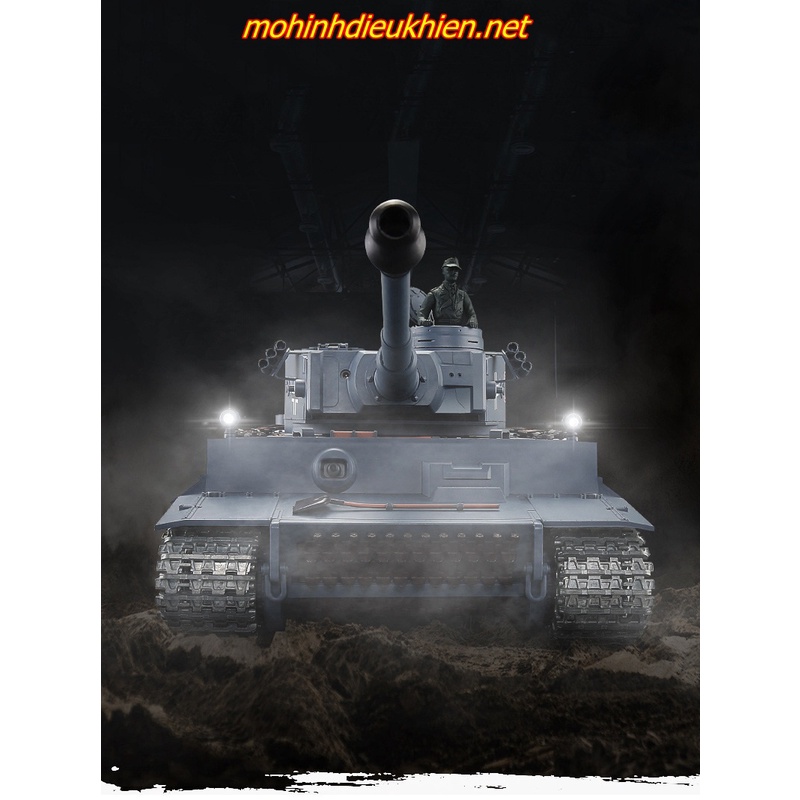 XE TĂNG  ĐIỀU KHIỂN TIGER 1 PHIÊN BẢN XÍCH NHỰA 1/16 RTR