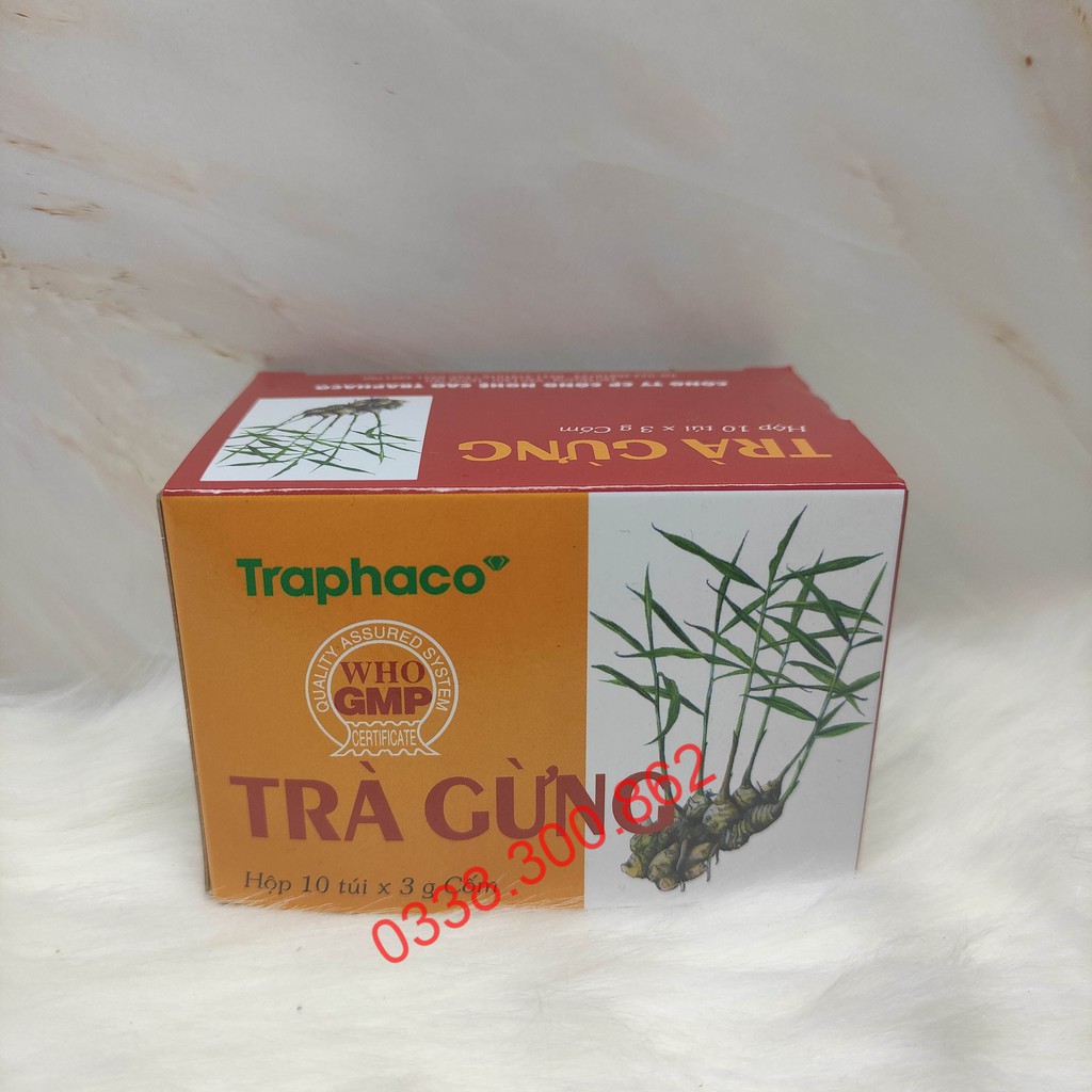 Trà gừng Traphaco hộp 10 túi