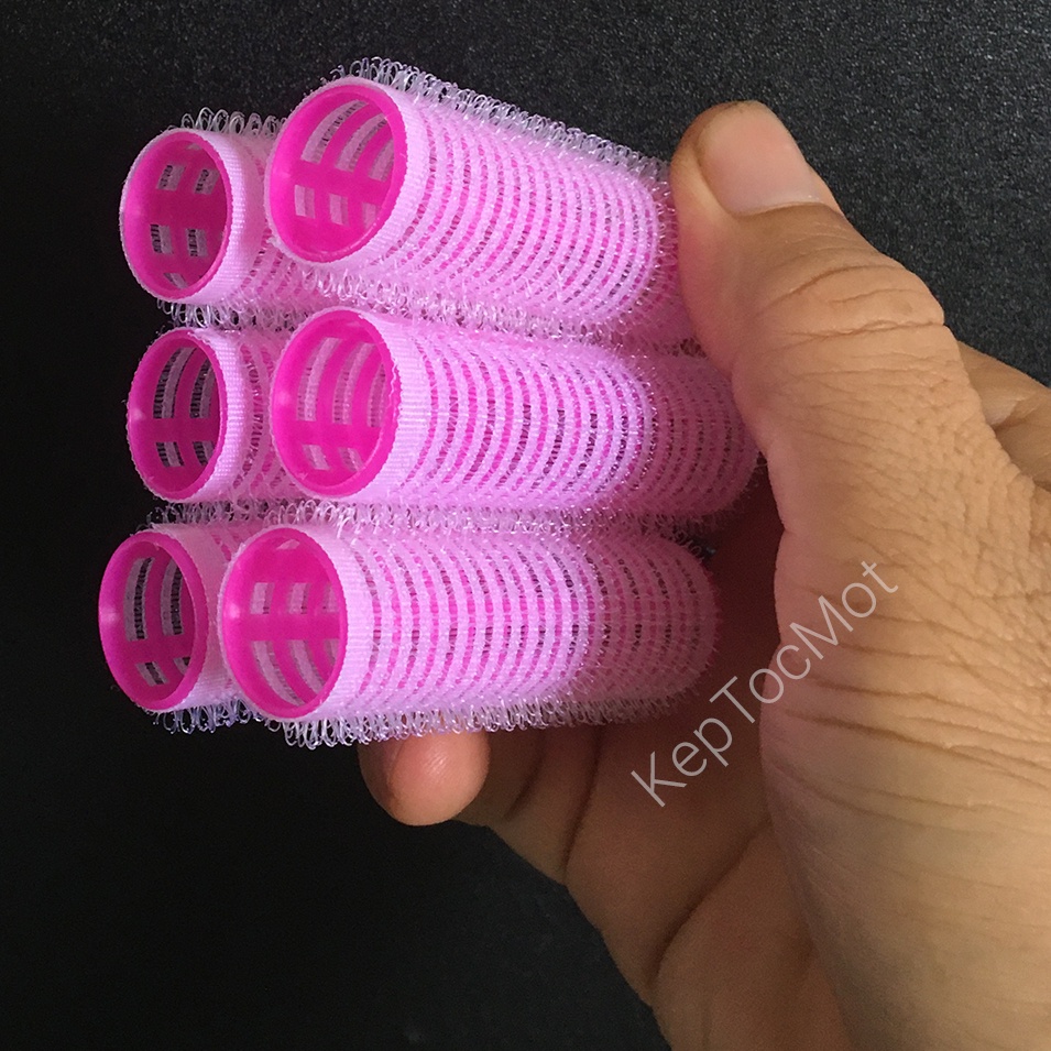 Lô cuốn tóc 5cm 6 cái to dài tự dính mái bay lc13