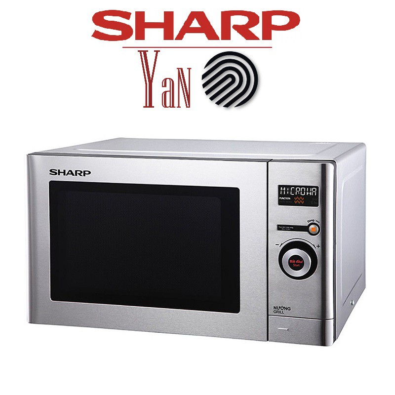 Lò vi sóng điện tử có nướng đa chức năng Sharp R-G623VN(ST) 23L 800-1000W - Hàng chính hãng