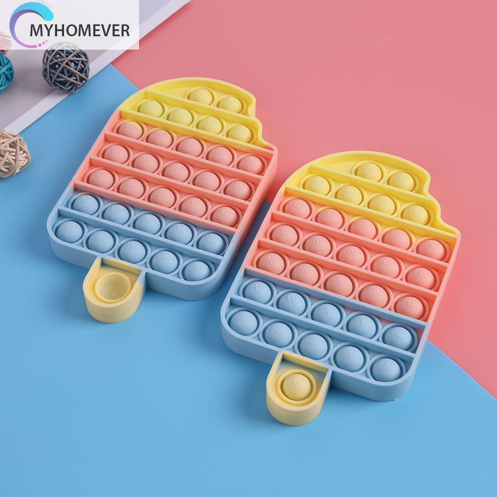 Pop It Fidget Đồ chơi Desktop Push Bubble Đồ chơis Children Adult Stress Reliever Fidget Squeeze Gift