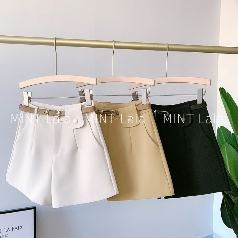 Quần Đùi Nữ Ống Rộng Big Size Cạp Cao Thời Trang - MINT Lala