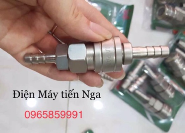 Đầu nối nhanh hơi khí nén ống 5*8mm Cao Cấp