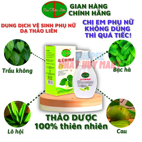 Dung dịch vệ sinh phụ nữ, gel vệ sinh phụ nữ Dạ Thảo Liên