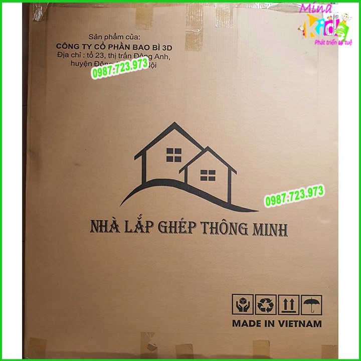 Nhà Đồ Chơi Bìa Carton Cho Bé Mẫu Mới - Bé Chơi Vui Ở Nhà